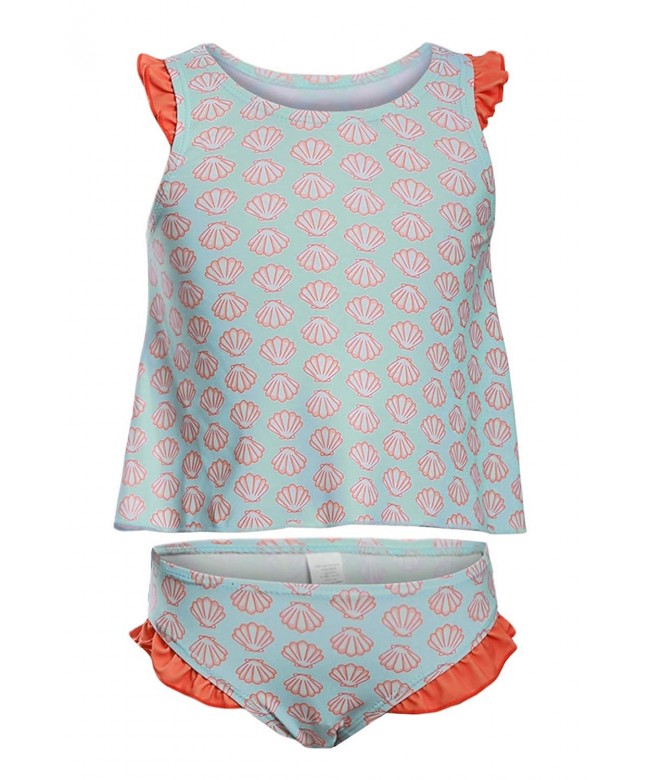 Aleumdr Little Tankini Salmon Swimsuit