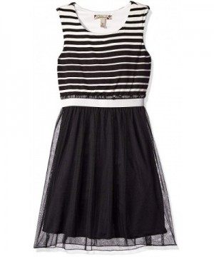 Speechless Girls Banded Stripe Sleeve