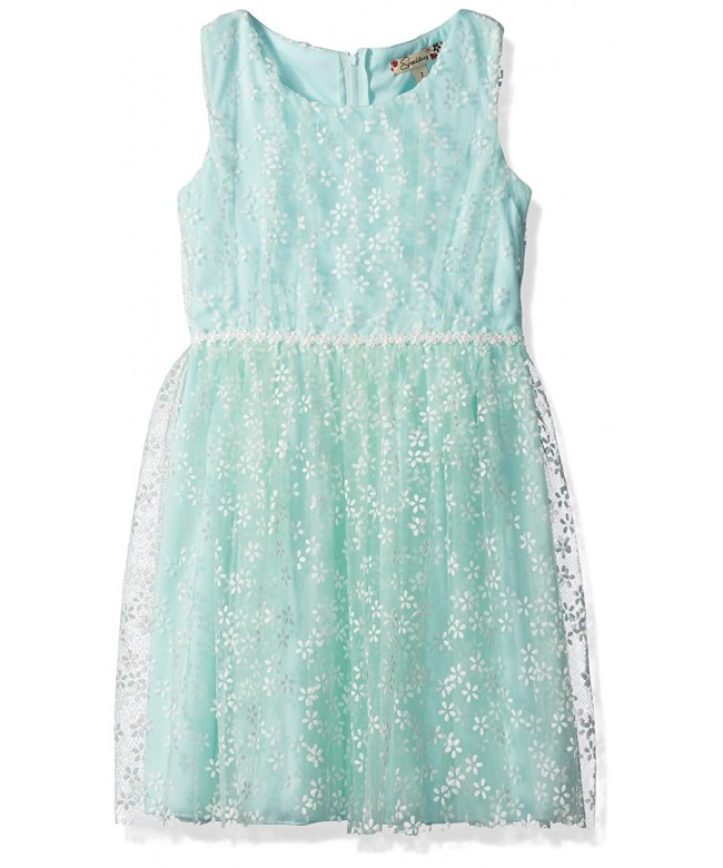 Speechless Girls Textured Flocked Tulle