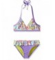 YMI Girls Triangle Flounce Swimsuit