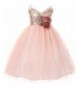 Sequins Ruffle Layered Pageant Flower