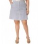 Karen Scott Plus Striped Skort