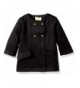 Crazy Girls Toddler Black Peacoat