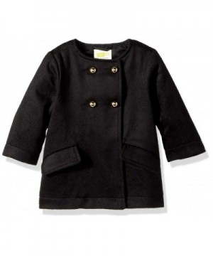 Crazy Girls Toddler Black Peacoat