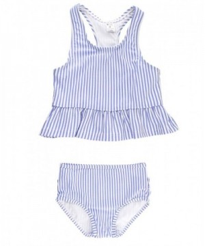 RuffleButts Cropped Tankini Swimsuit Ruffles