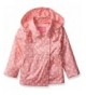 Pink Platinum Toddler Ruffled Trench