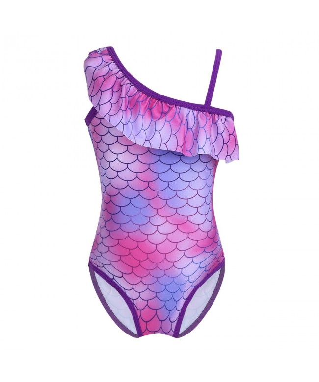 girls one shoulder swimsuit