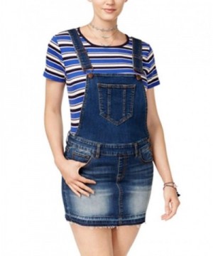 dollhouse Juniors Denim Overall Skirt