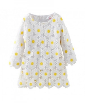 LittleSpring Little Girls Summer Flower