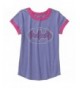 Batgirl Rhinestud Sleeve Graphic T shirt
