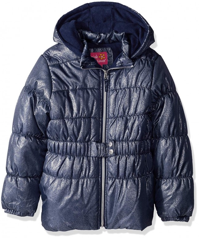 Pink Platinum Girls Spray Puffer