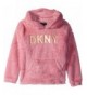 DKNY Girls Faux Hooded Sweater