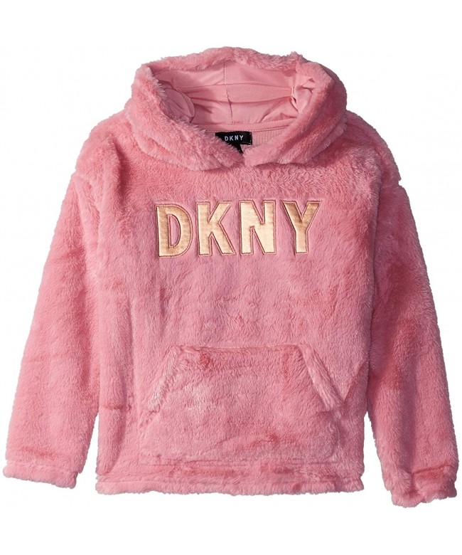 DKNY Girls Faux Hooded Sweater