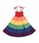 Rainbow Toddler Princess Sleeveless Sundress