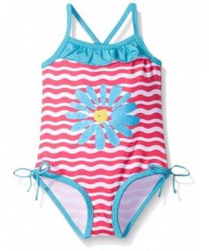 Girls' Daisy One Piece Swimsuit - Pink - C6120E75EE7