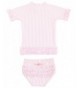 RuffleButts Little Girls 2 Piece Swimsuit