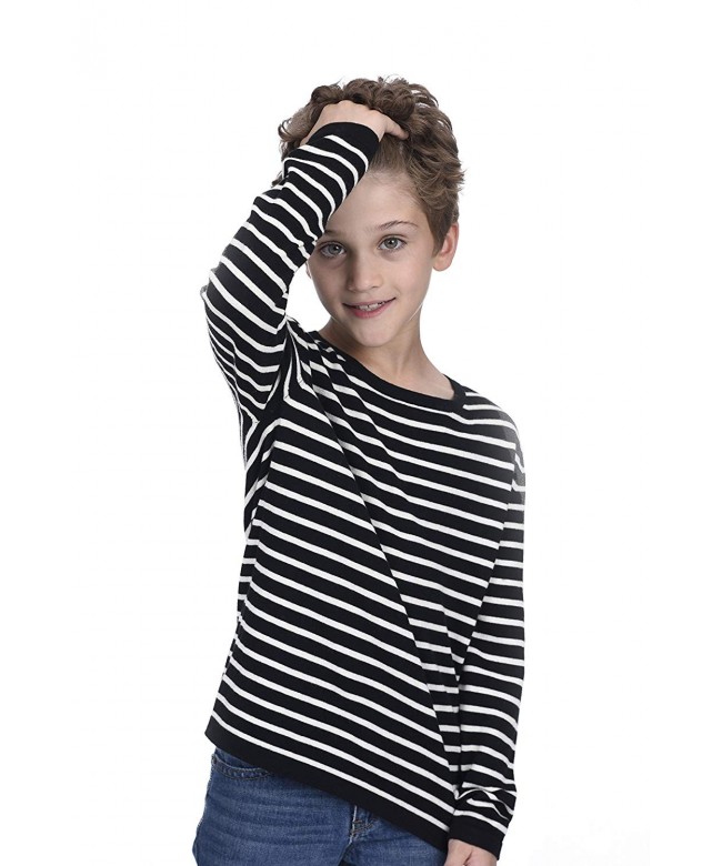 State Cashmere Striped Sleeve Sweatshirt