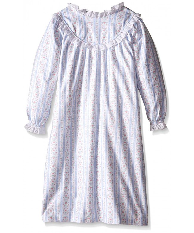 Girls' Big Tyrolean Gown - Light Blue - CR11DRDROZ3