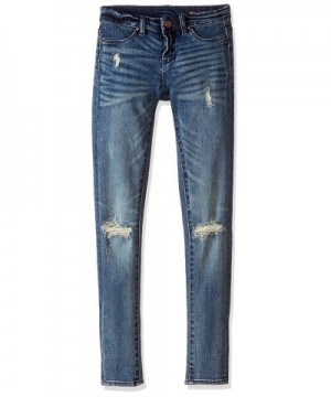 BLANKNYC Girls Distressed Super Skinny