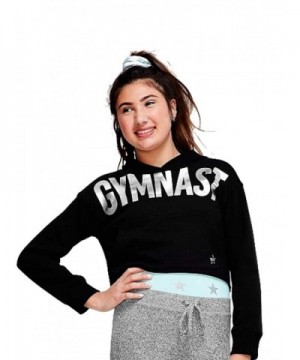 Justice crop sales hoodie
