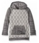 DKNY Girls Hooded Sleeve Overlay