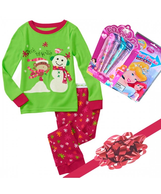 Holiday Christmas 2 piece Pajamas Halls