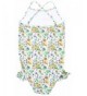 Trendy Girls' One-Pieces Swimwear