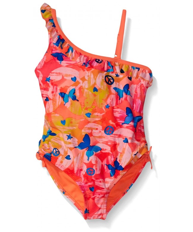 Angel Beach Butterfly Asymmetrical Swimsuit