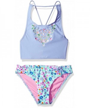 VIGOSS Girls Bloom Crop Periwinkle