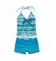 YiZYiF Tankini Swimwear Swimming Bathing