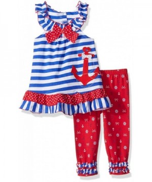 Nannette Girls Toddler Americana Applique