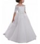 Elegant Flower Beading First Communion