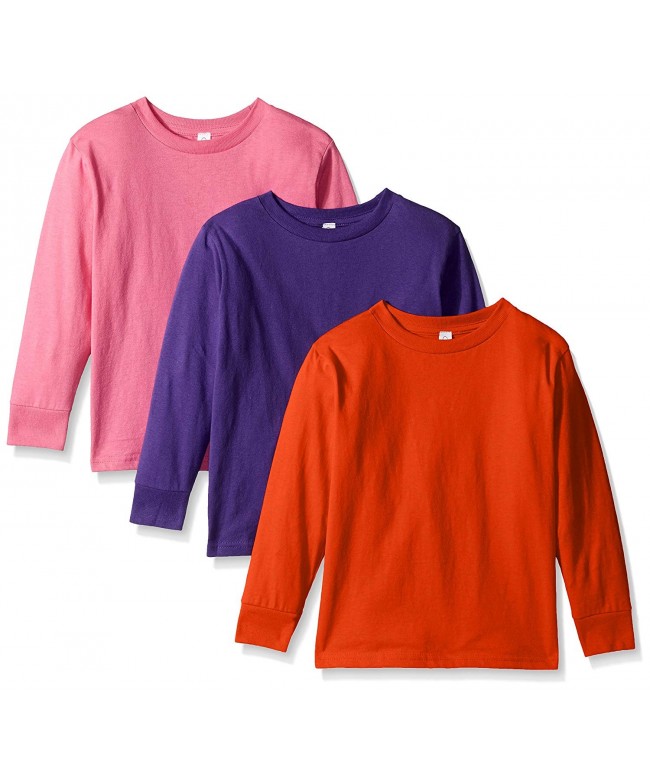 Clementine Girls T Crew Neck 100% Soft Cotton Short Shirts Tees Assorted  Colors