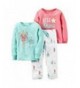 Carters Little 3 Piece Sleeved Pajama