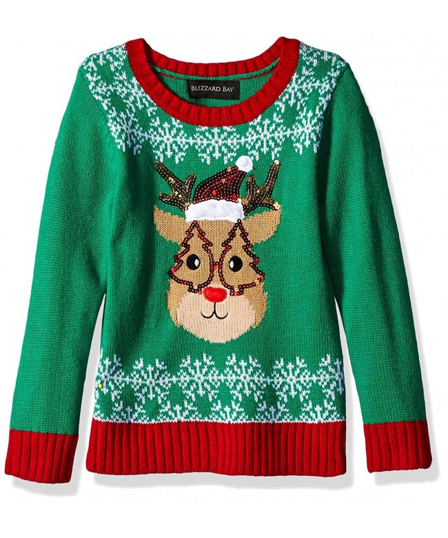 Blizzard Bay Christmas Reindeer Sweater