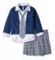 Beautees Girls Piece Collar Matching