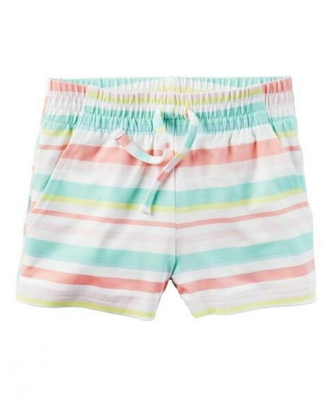 Carters Girls Striped Cotton Shorts