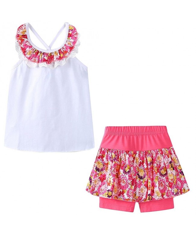 Bleubell Summer Shorts Flower Sleeveless