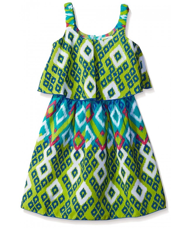 Youngland Girls Printed Popover Sundress