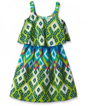 Youngland Girls Printed Popover Sundress