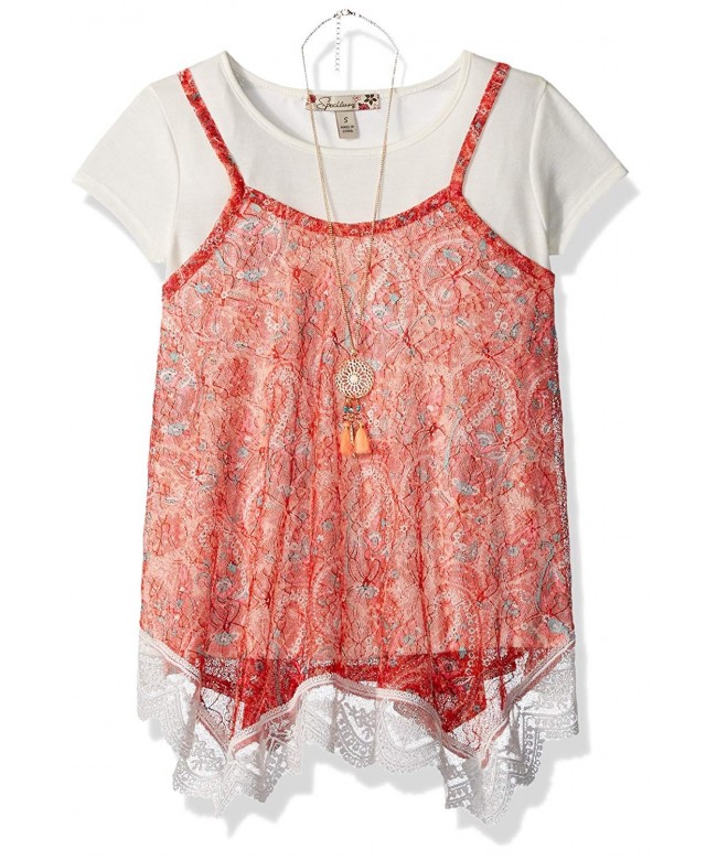 Speechless Girls Piece Printed Trapeze