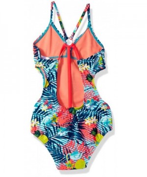 Trendy Girls' One-Pieces Swimwear