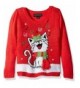 Blizzard Bay Girls Christmas Sweater