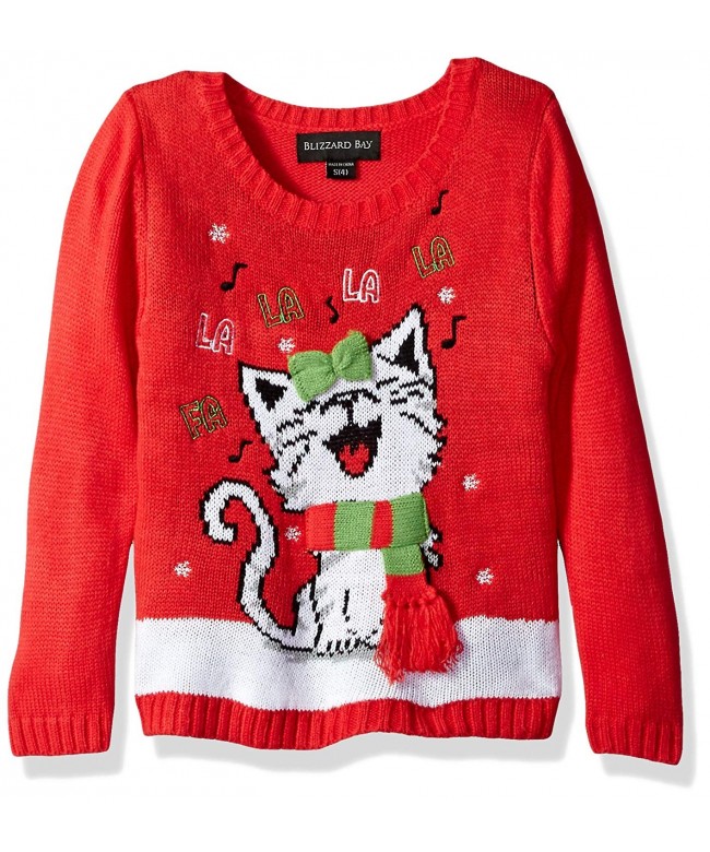 Blizzard Bay Girls Christmas Sweater