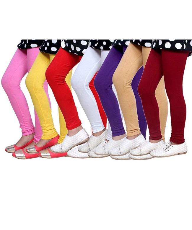 Indistar Little Girls Cotton Leggings