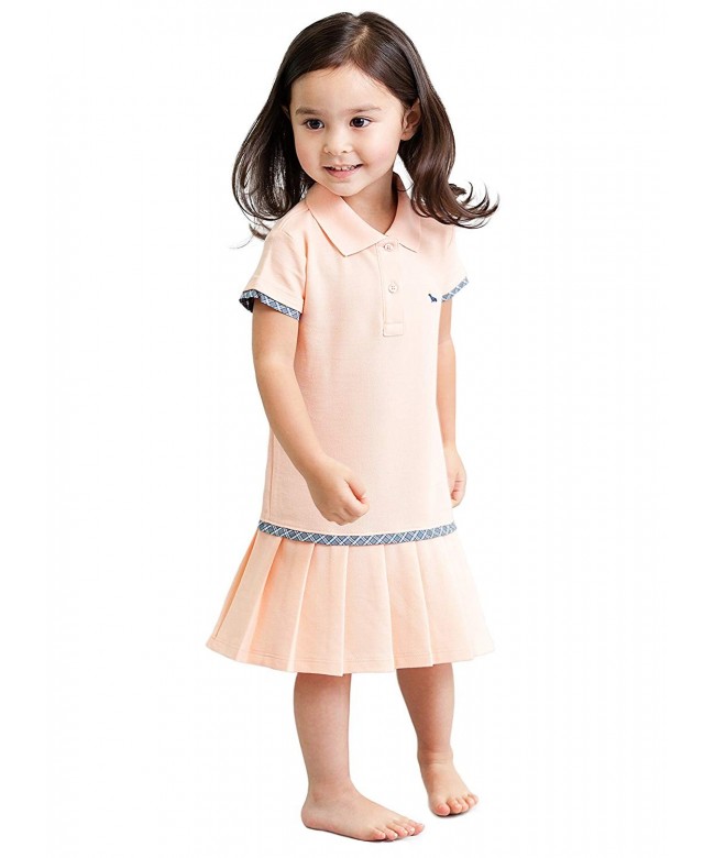 Toddler Girls Light Orange Dress