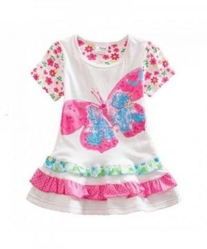 JUXINSU Cotton Short Sleeved Butterfly Clothes