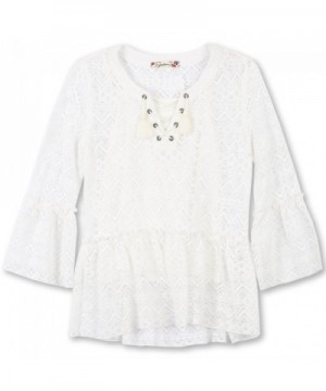 Speechless Girls Front Lace Sleeve