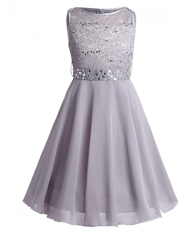 iEFiEL Sequined Princess Pageant Bridesmaid