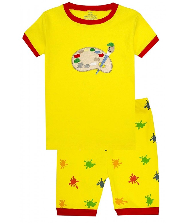 Elowel Shorts Painter Pajamas Toddler 10Y